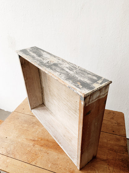 Vintage Hanging Wood Shelf