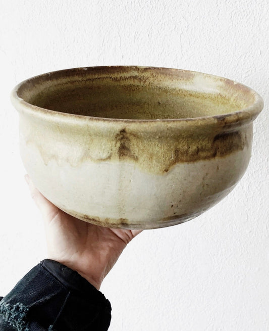Large Vintage Pottery Bowl