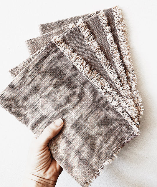 Vintage Heavy Cotton Napkins or Placemats