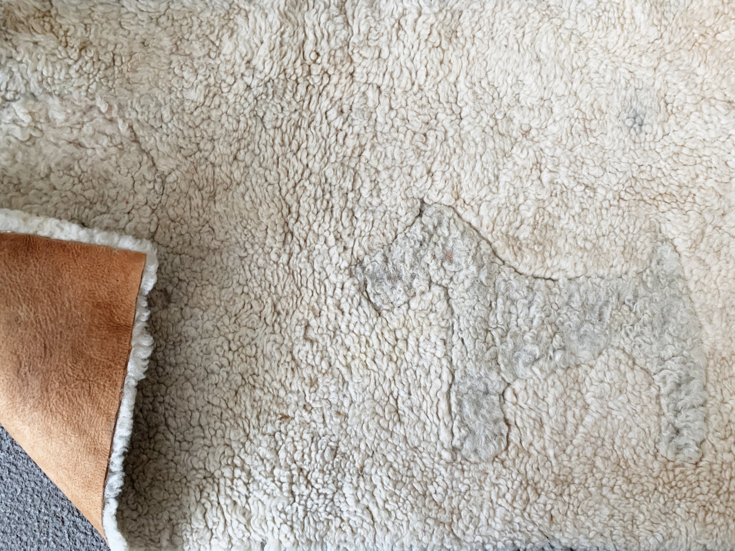 Vintage Sheepskin Rug