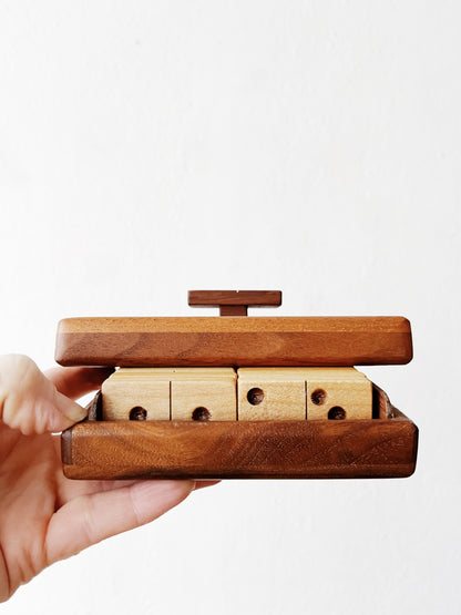 Handmade Dominoes with Box