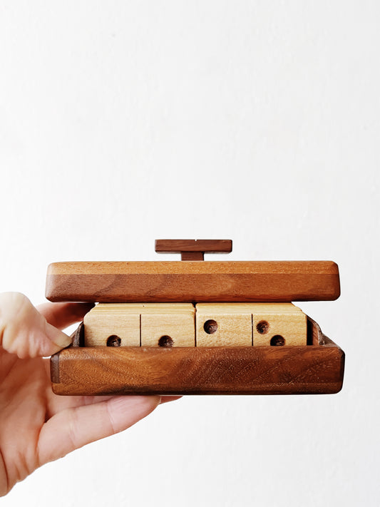 Handmade Dominoes with Box