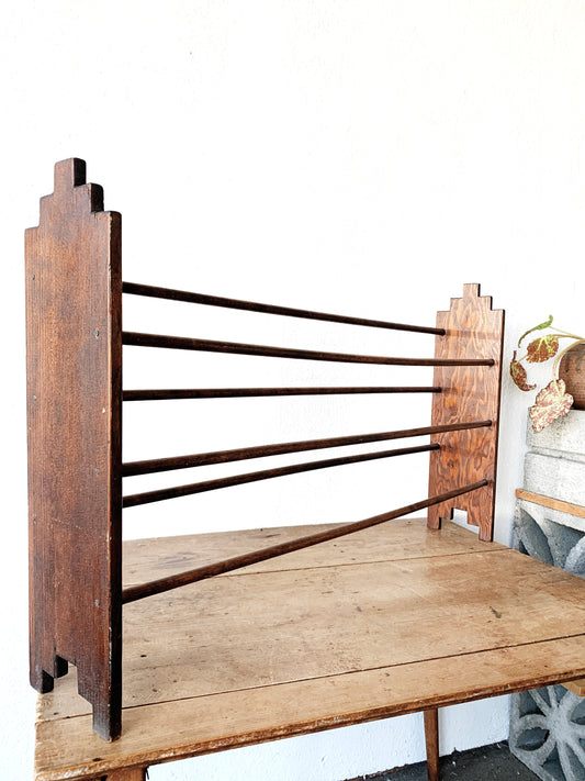 Primitive Wood Drying Rack