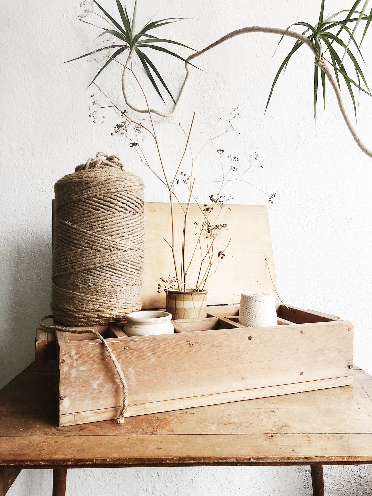 Vintage Handmade Tool Trunk