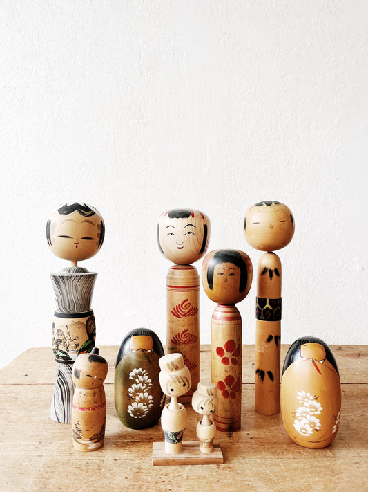 Vintage Kokeshi Doll