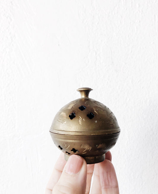 Vintage Brass Incense Burner