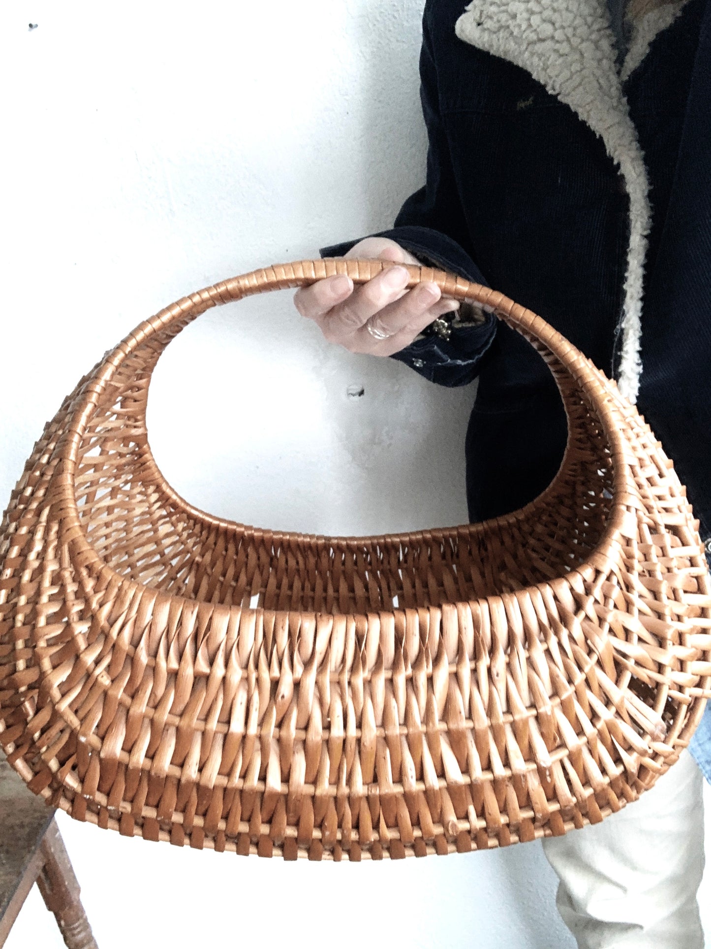 Vintage Handled Basket
