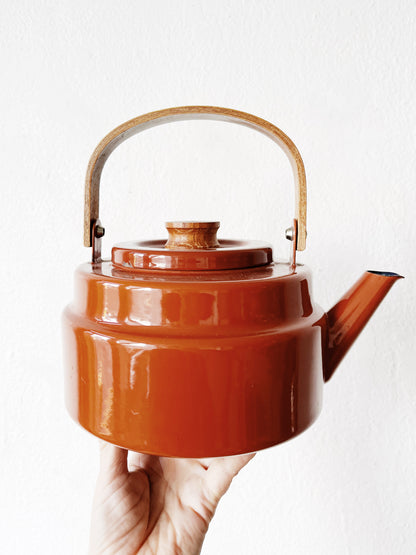 Vintage Enamel Kettle