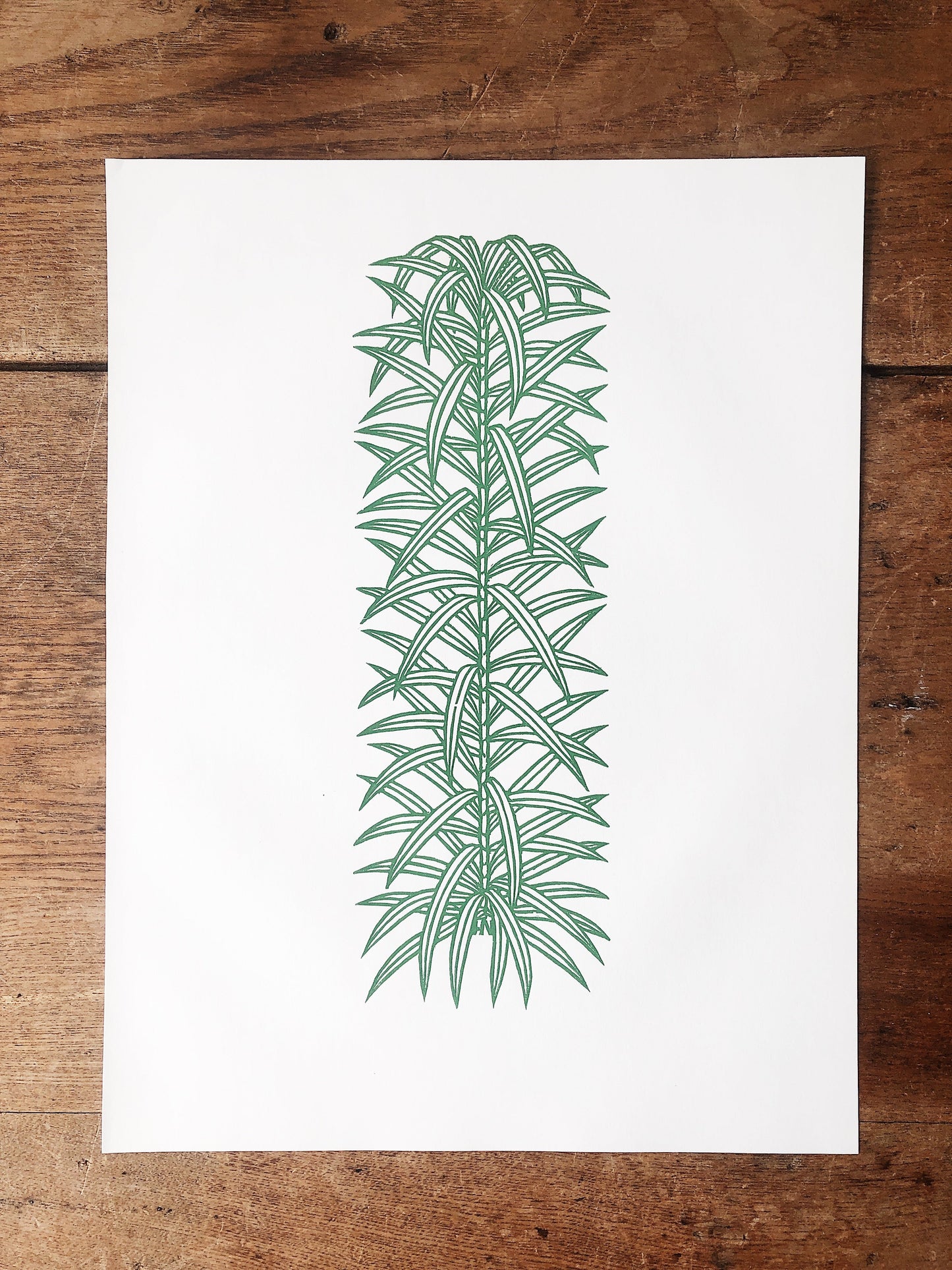 Vintage Czechoslovakian Wood Cut