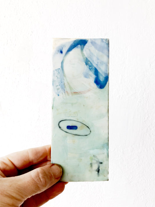 Original Encaustic Landscape Mini Painting