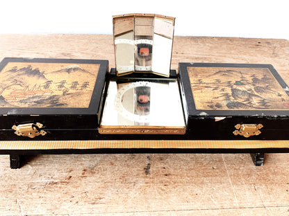 Antique Lacquered Music Box