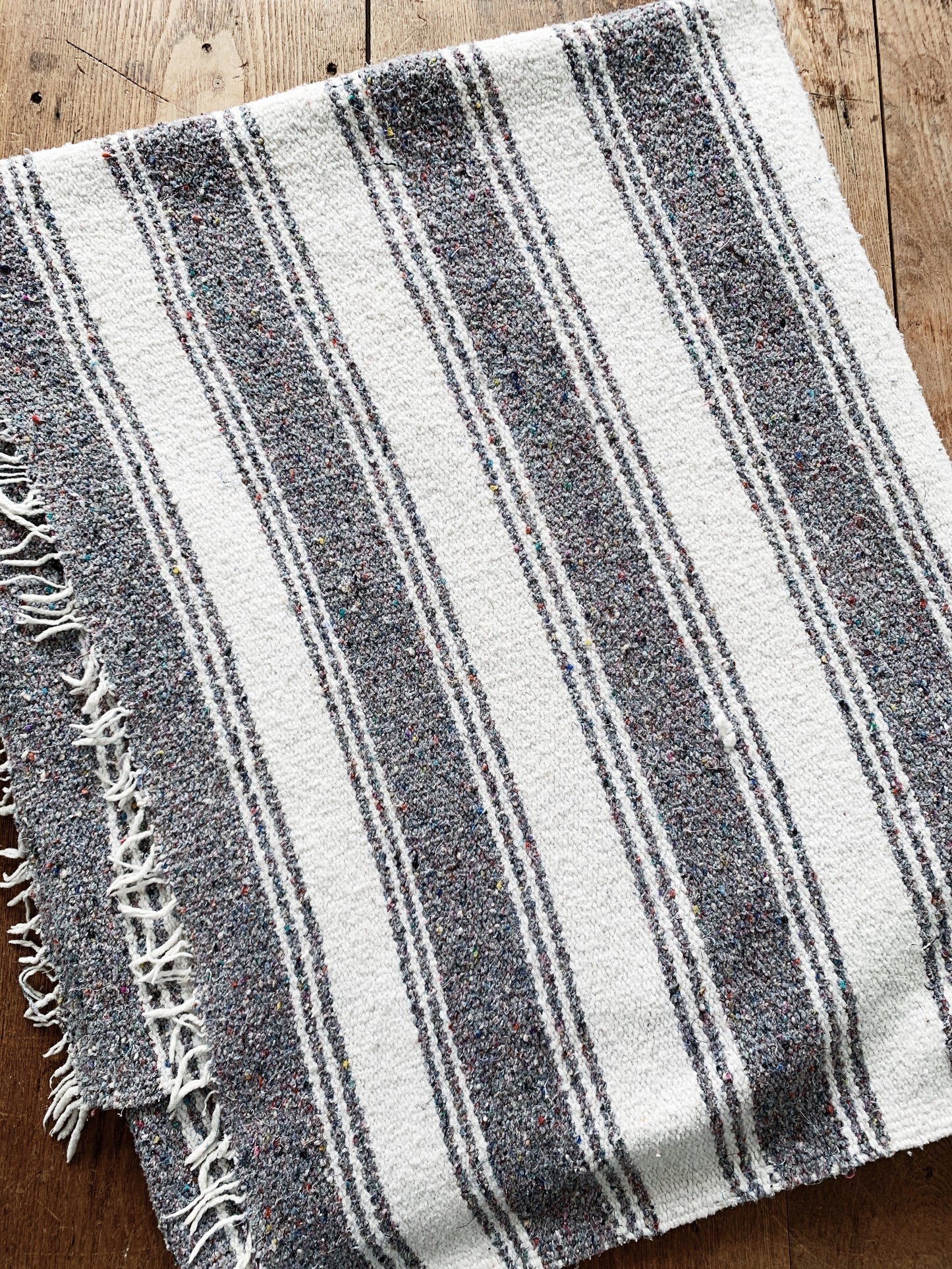 Vintage Striped Beach / Camp Blanket