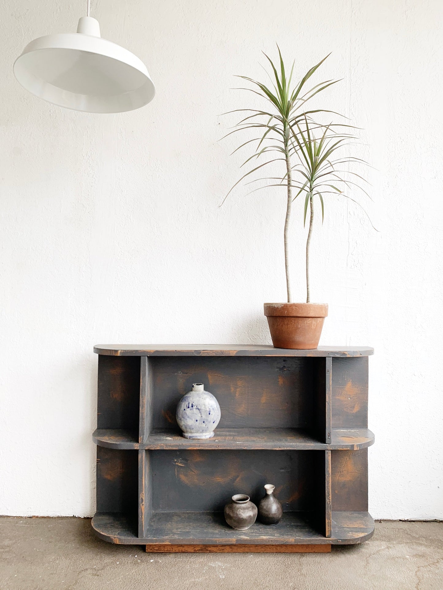 Mid Century Arched Wood Shelf