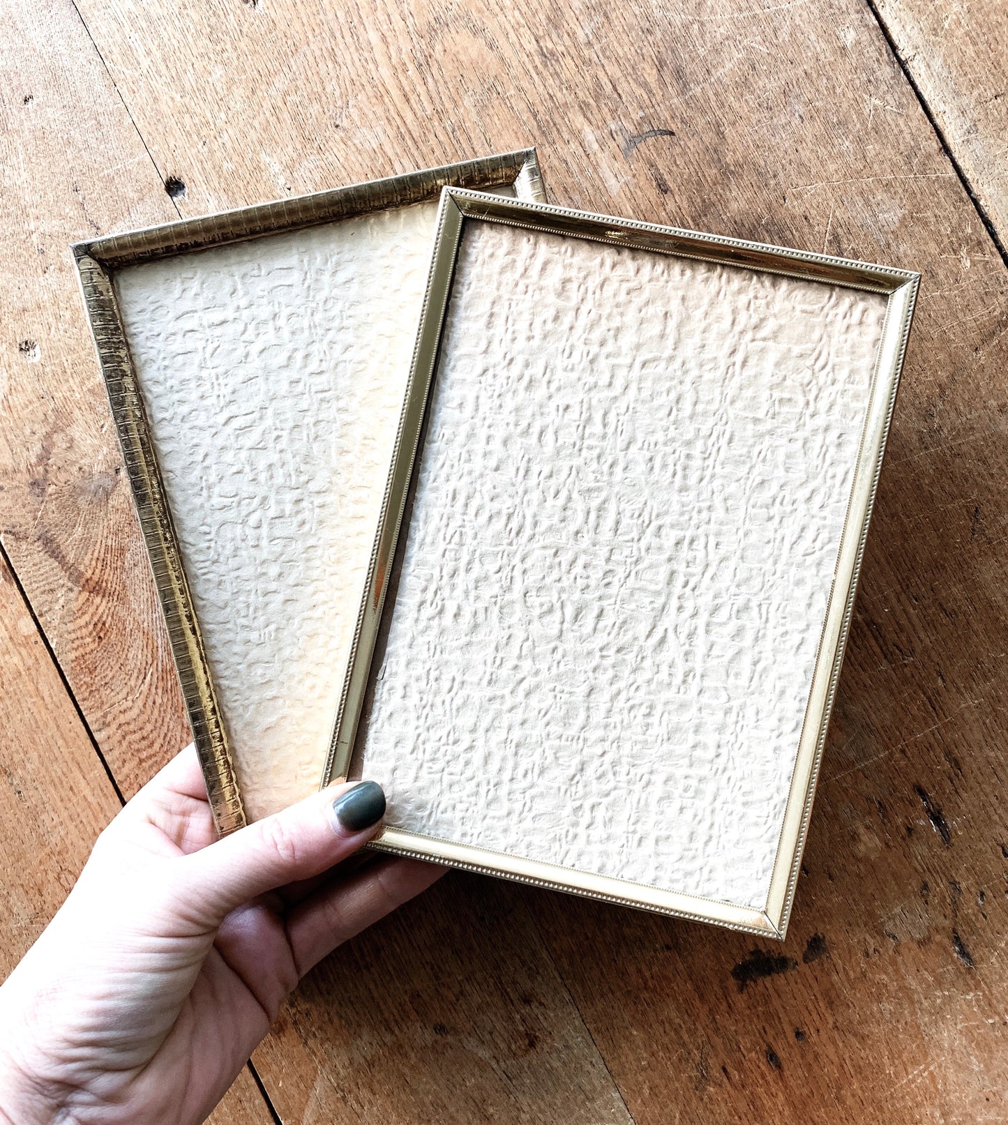 Mid Century Metal Picture Frame