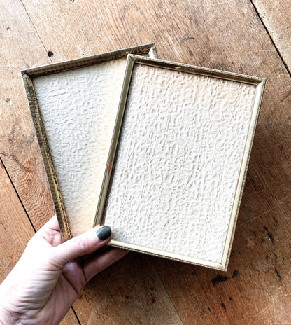 Mid Century Metal Picture Frame