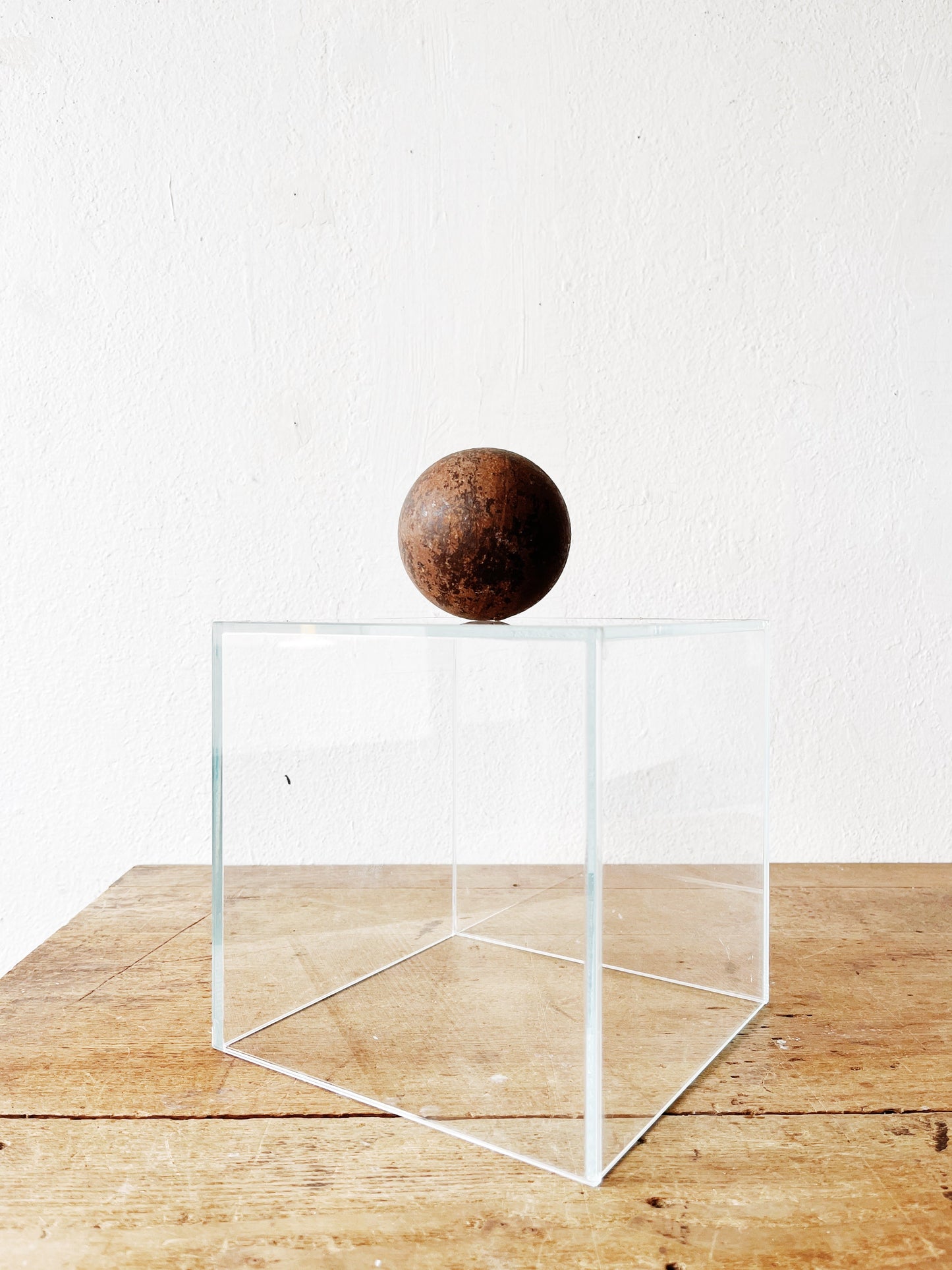 Plate Glass Display Cube