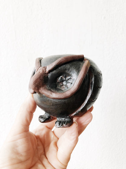 Vintage Handmade Ceramic Owl