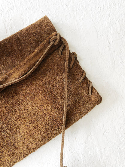 Vintage Suede Pouch