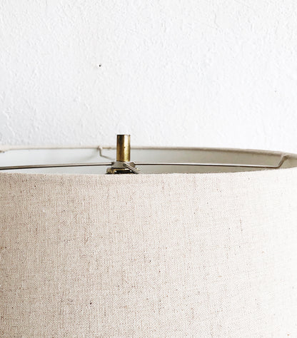 Mid Century Laurel Style Brass Tulip Lamp