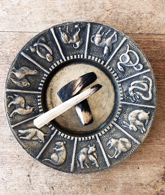 Mid Century Chinese Zodiac Dish