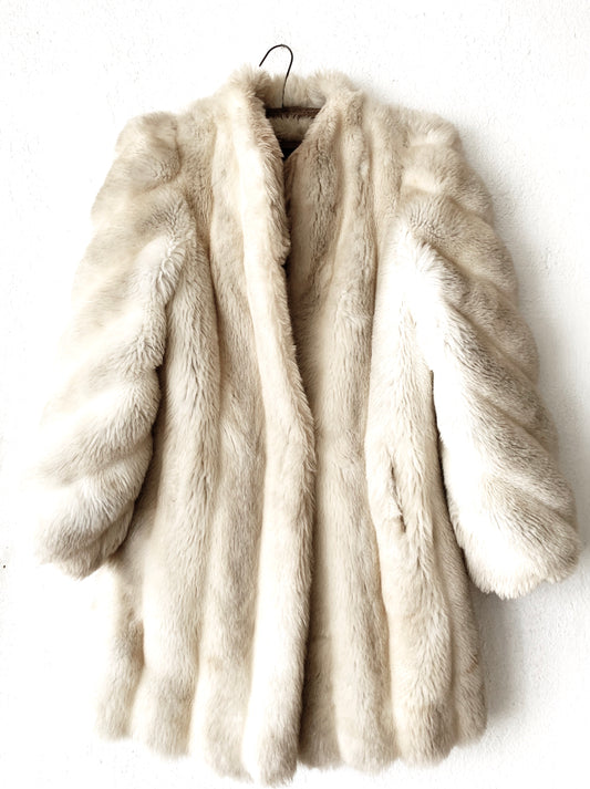 Vintage Jordache Faux Fur Coat