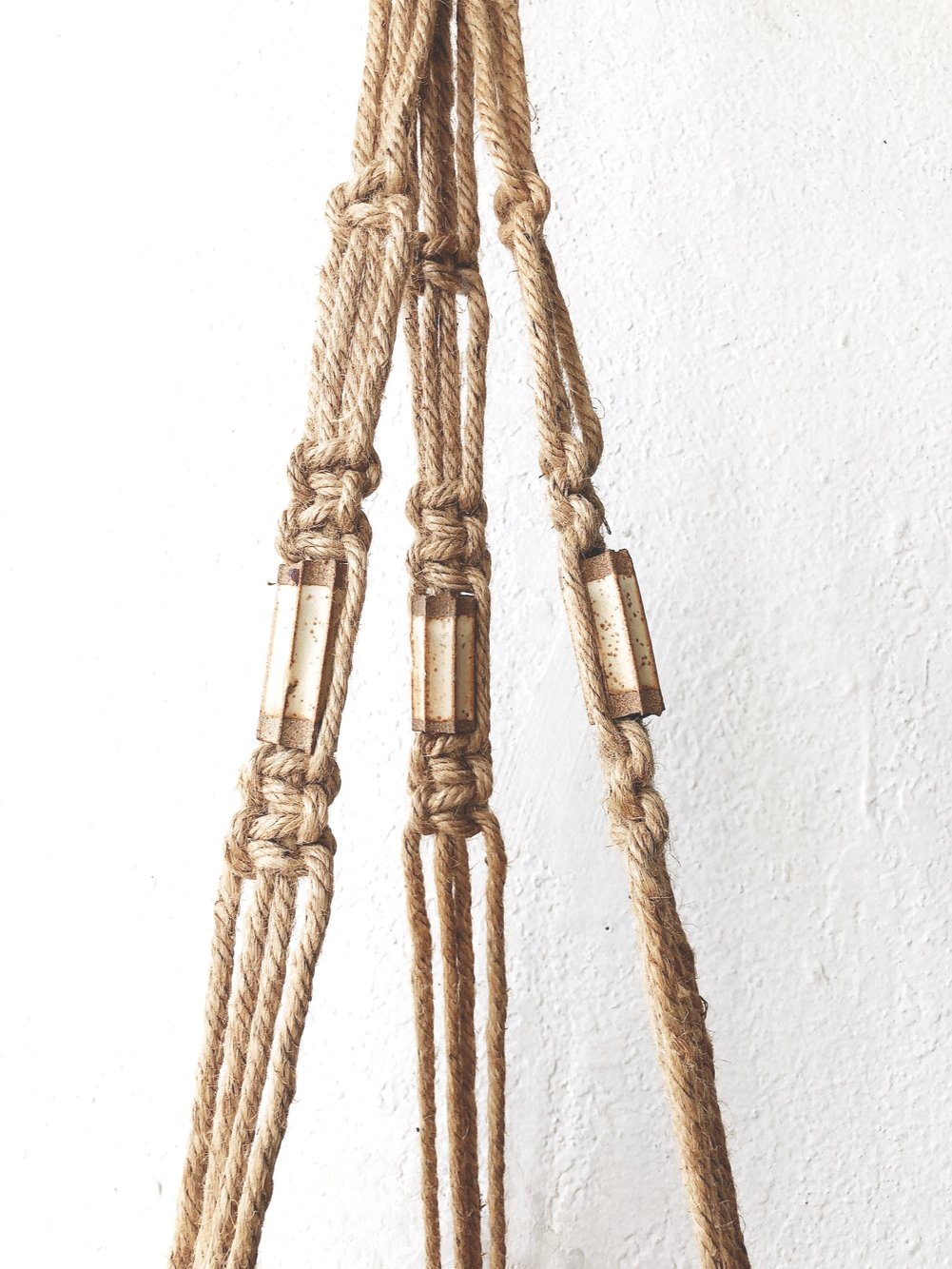 Vintage Macramé with Clay Pot