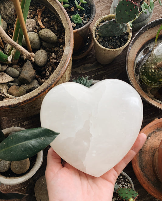 Giant Solid Agate Heart