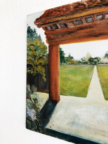 Naive Style Garden Painting