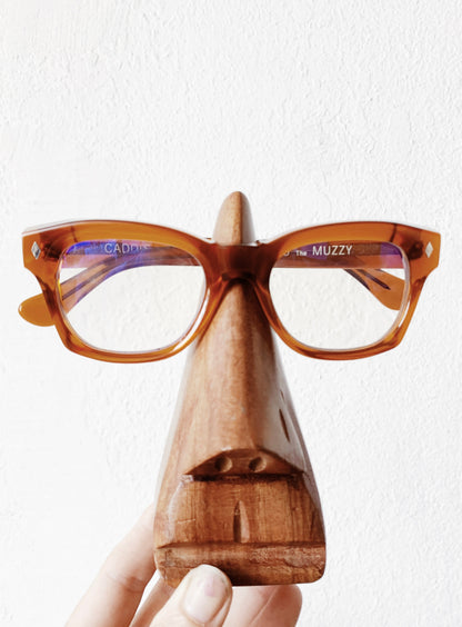 Vintage Wood Eyeglass Holder