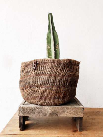 Chunky Woven Jute Basket