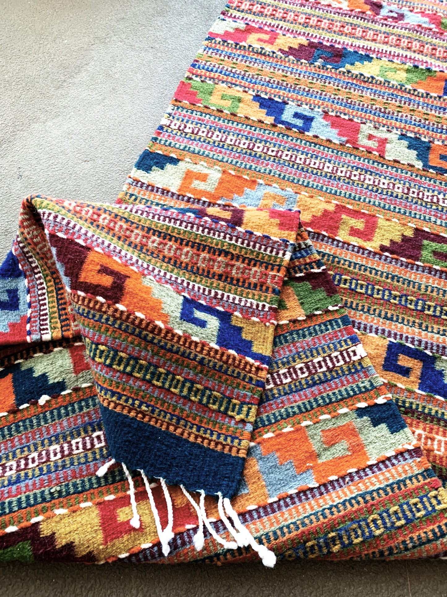 Handwoven Wool Runner Rug