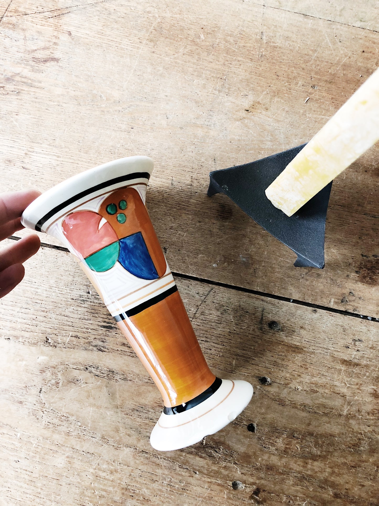 Clarice Cliff Art Deco Style Vase