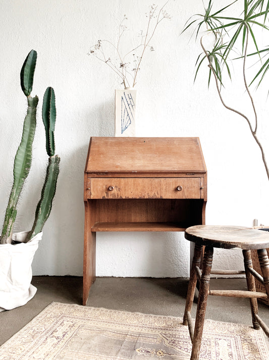 Vintage Petite Secretary Desk