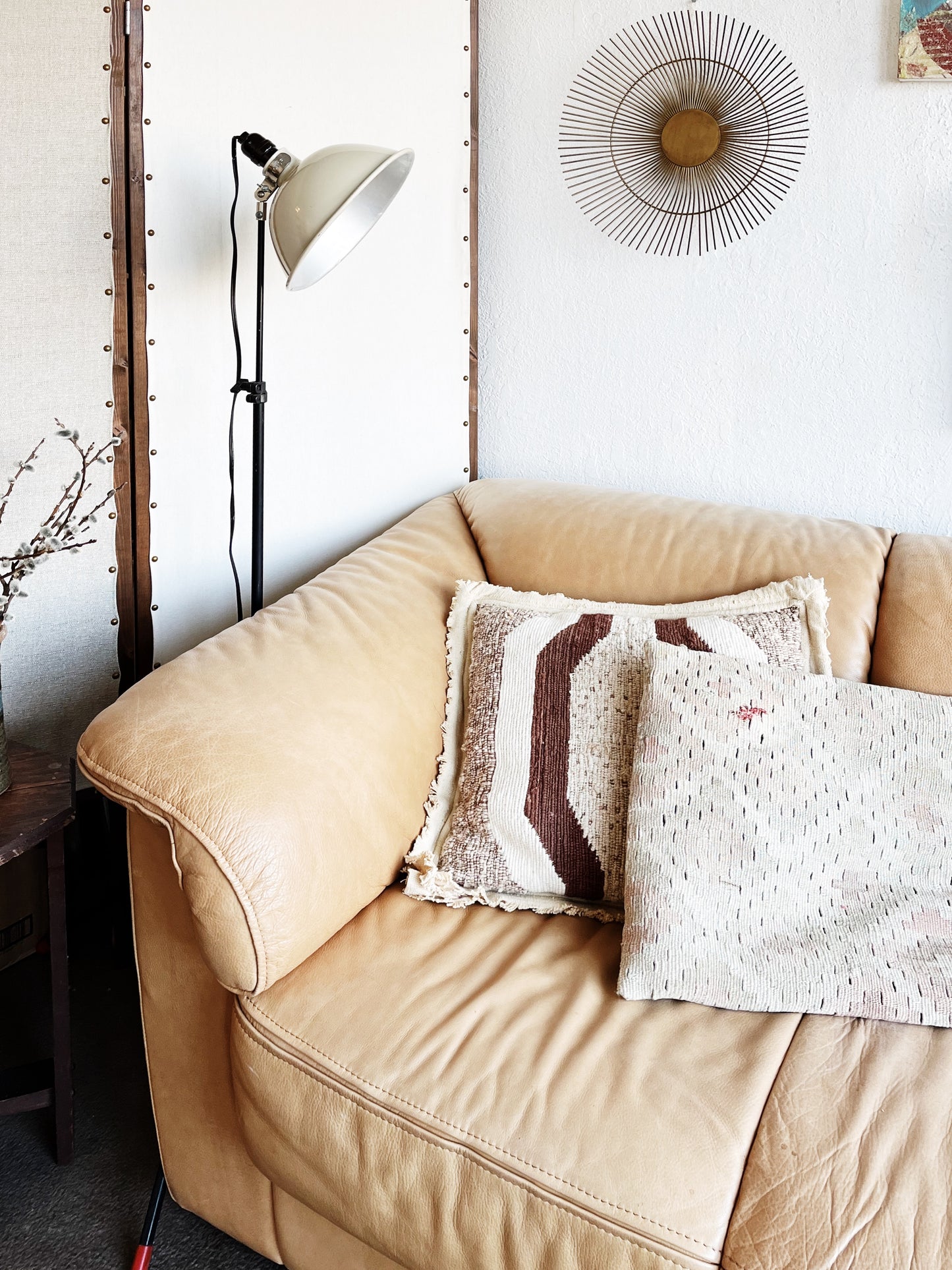 Vintage Italian Leather Couch