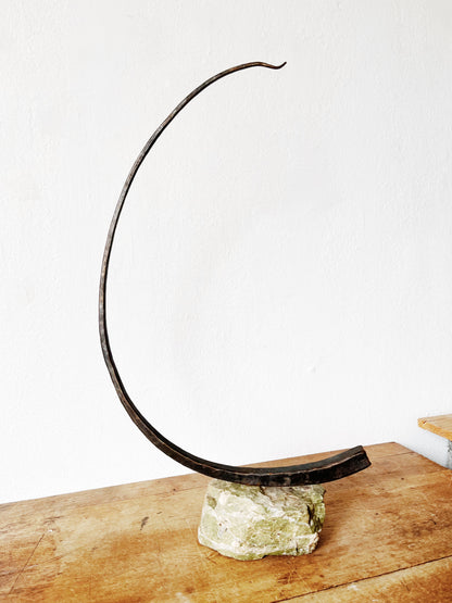 Brutalist Iron Sculpture