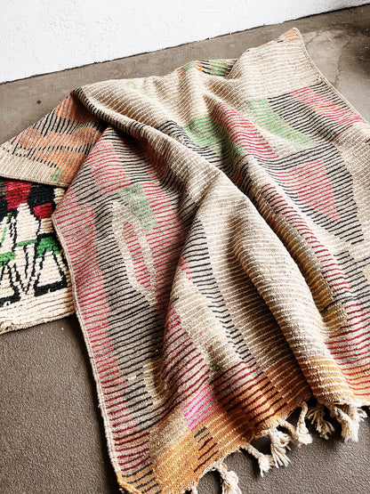 Large Vintage Moroccan Wool Rug