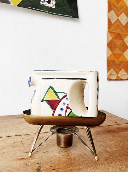 Mid Century Japanese Teapot and Stand