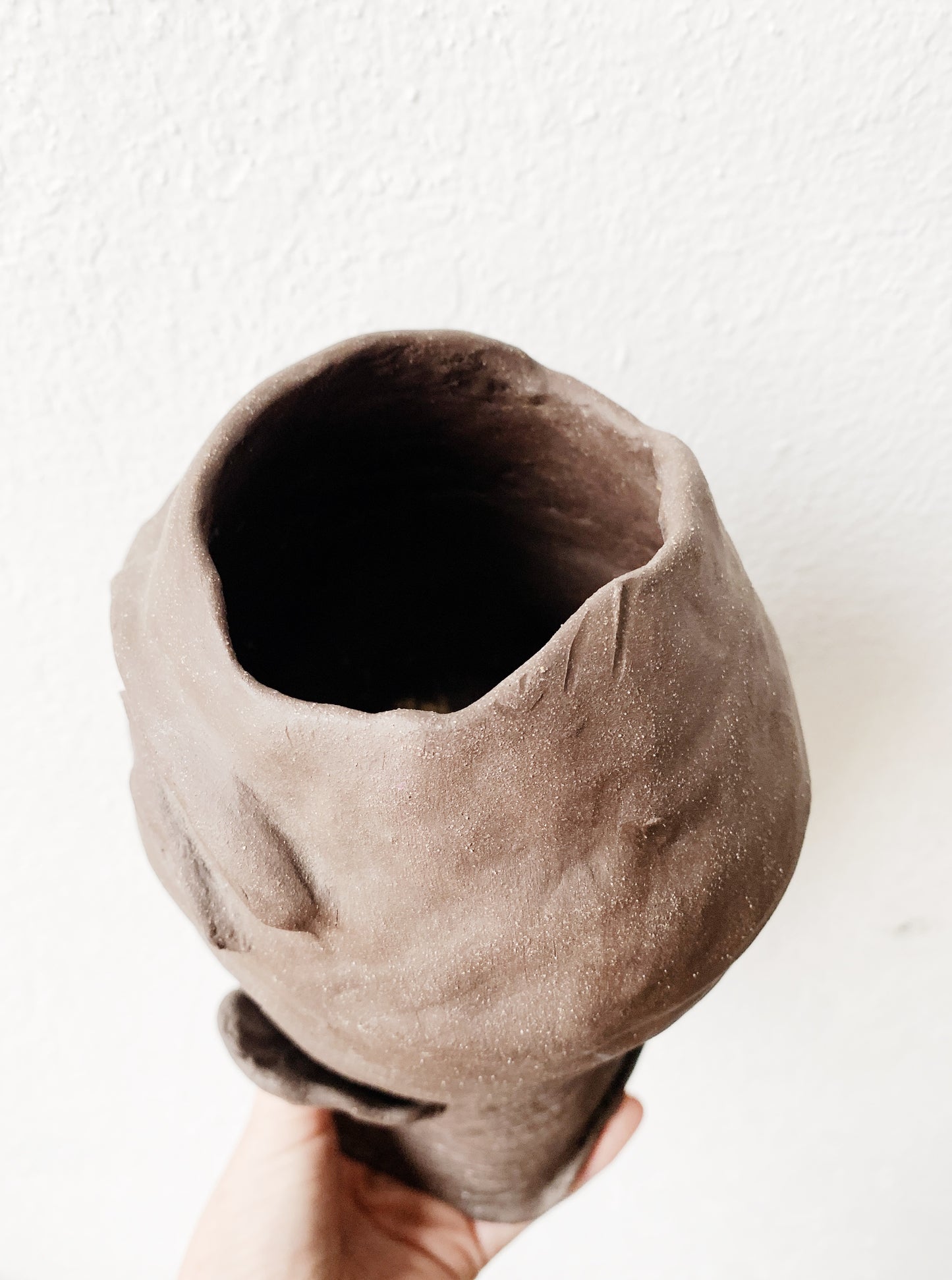 Handmade Clay Sculpture Planter