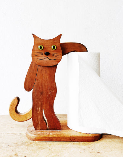 Handmade Paper Towel Holder