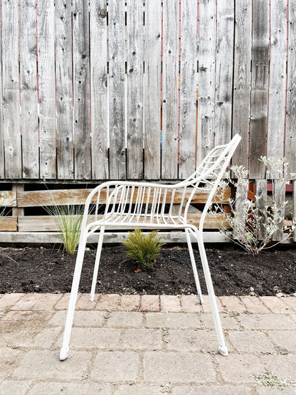 Mid Century Wrought Iron Chair