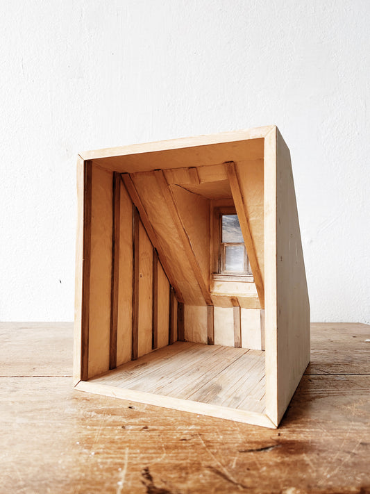 Handmade Wood Room Model