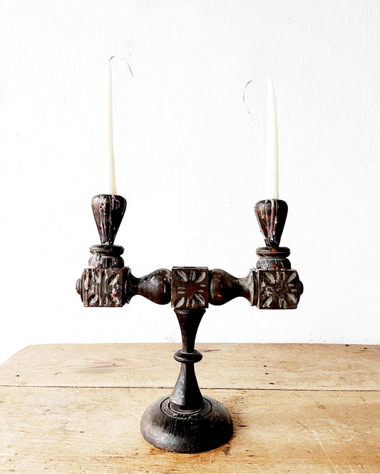 Vintage Folk Candelabra