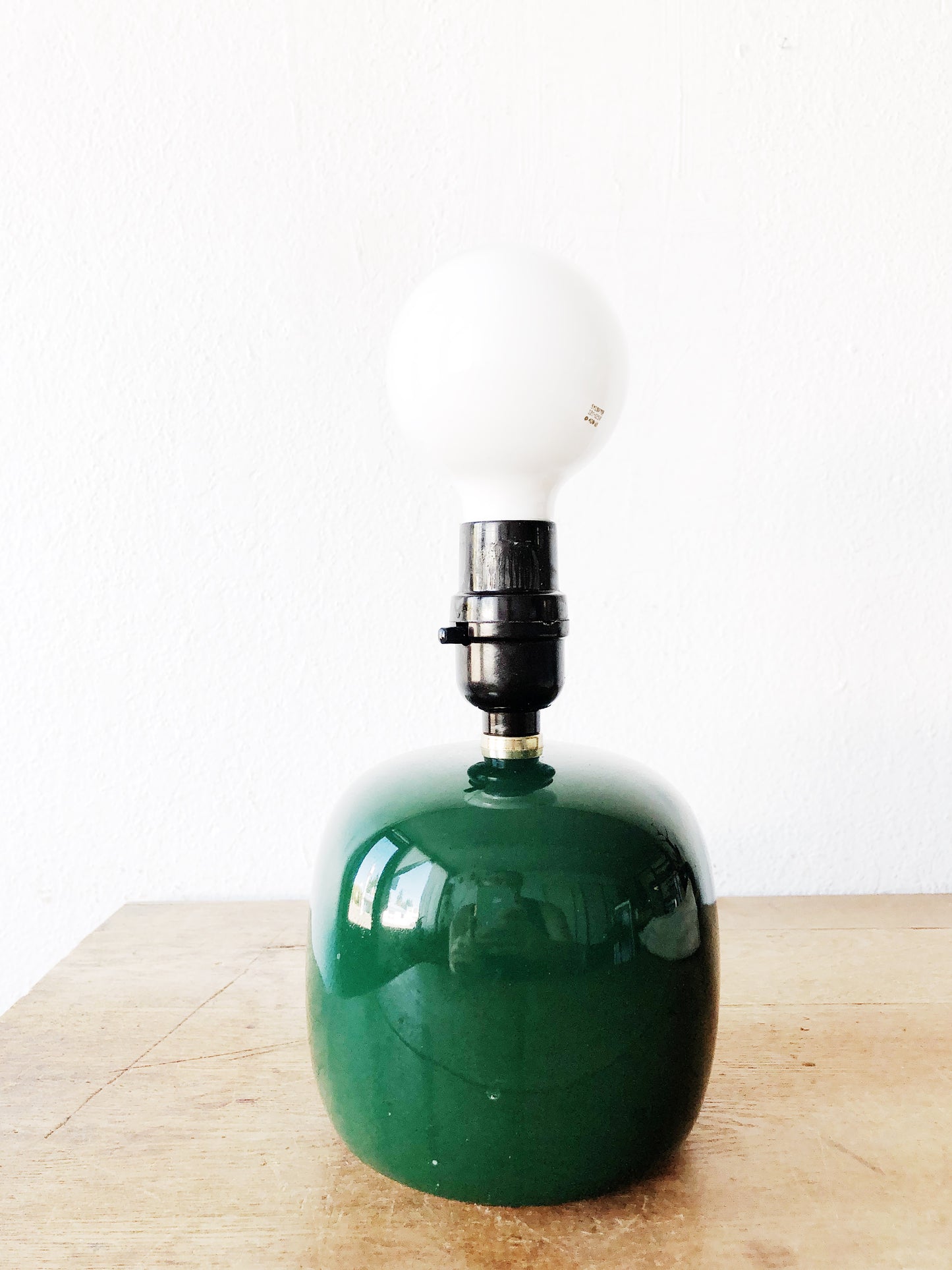 Vintage Green Ceramic Lamp