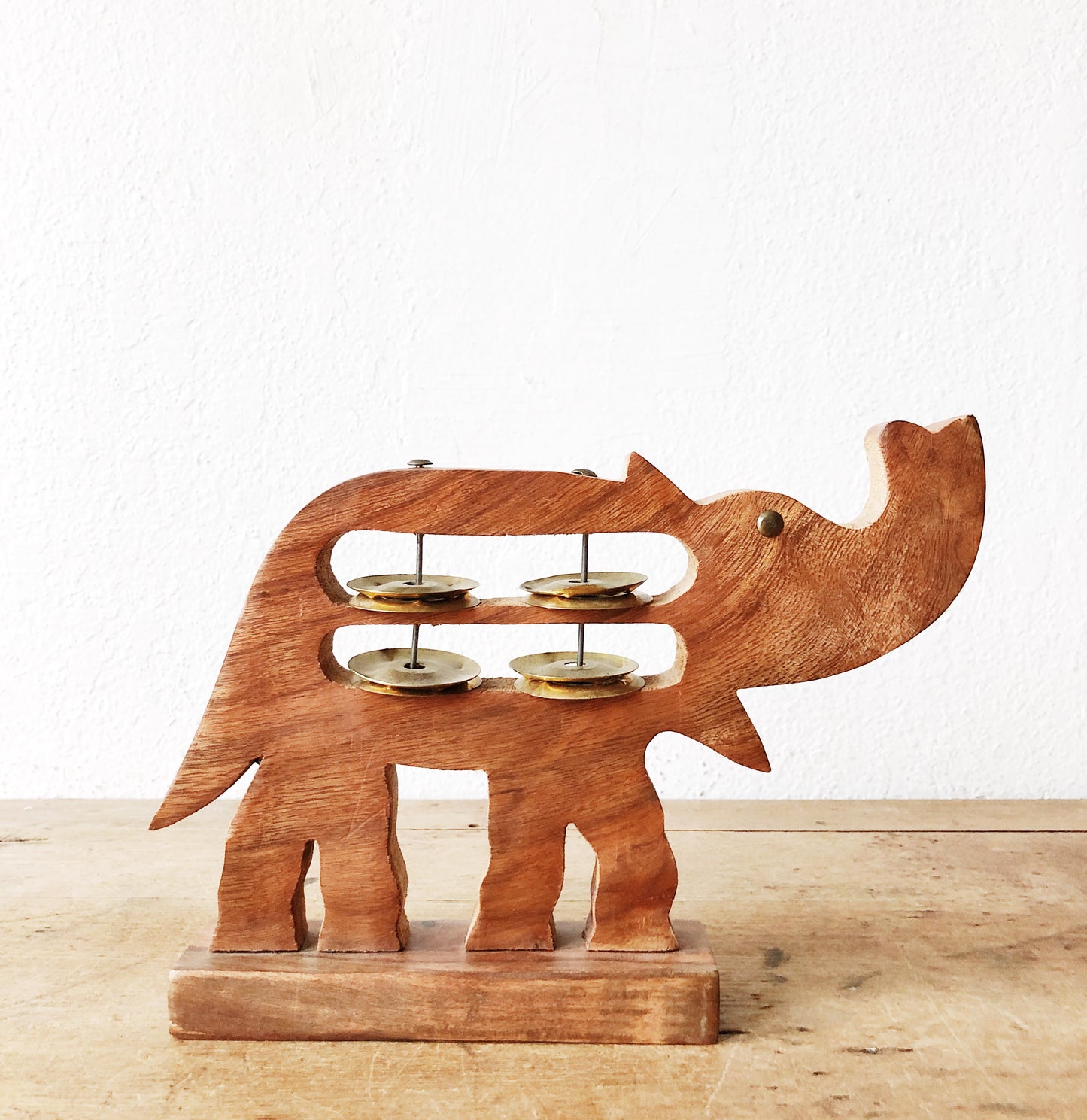 Vintage Elephant Tambourine