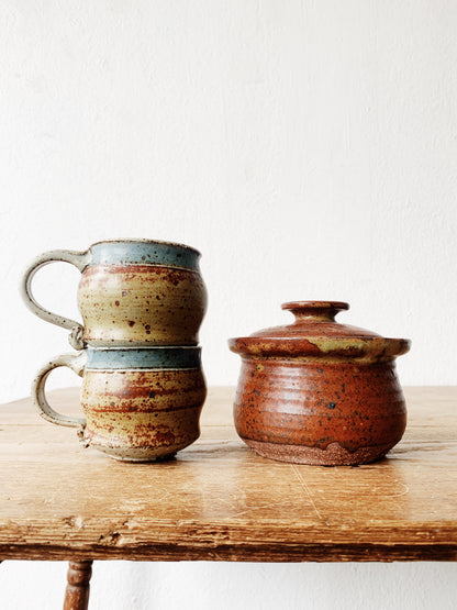 Handmade Stoneware Trio