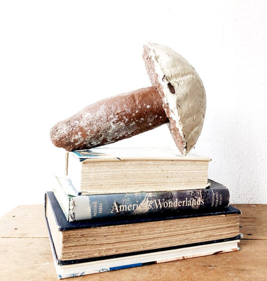 Vintage Cement Mushroom