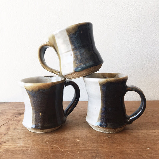 Trio of Vintage Handmade Mugs
