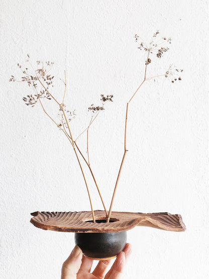 Vintage Ceramic Ikebana Vase