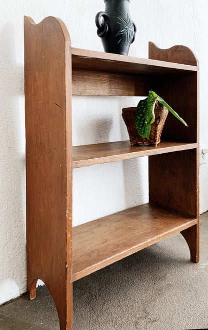Primitive Open back Wood Shelf