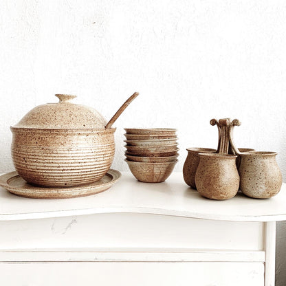 RESERVED Wool Dhurrie Rug/ Pozole Set